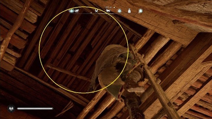 Inside, you will see a ladder - Assassins Creed Valhalla: Rigsogur Fragments - East Anglia secrets, locations - East Anglia - Assassins Creed Valhalla Guide and Walkthrough