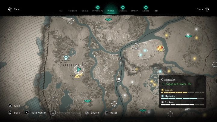 1 - AC Valhalla Wrath of the Druids: Flaying Paper - Connacht secrets, location - Connacht - Assassins Creed Valhalla Guide and Walkthrough