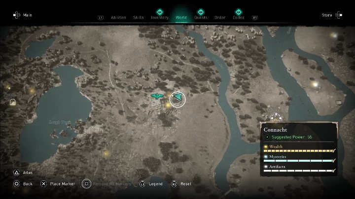 You will find the treasure in the town of Kiltober - AC Valhalla Wrath of the Druids: Treasure Hoard Map - Connacht secrets - Connacht - Assassins Creed Valhalla Guide and Walkthrough