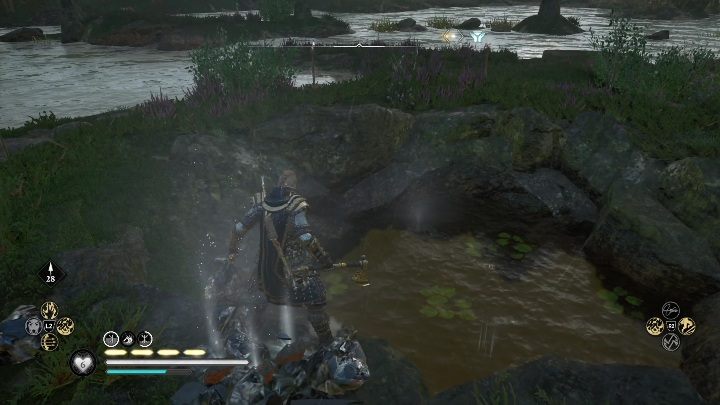 To get the blueprint, you must jump into the water and then explore the bottom - AC Valhalla Wrath of the Druids: Treasure Hoard Map - Connacht secrets - Connacht - Assassins Creed Valhalla Guide and Walkthrough