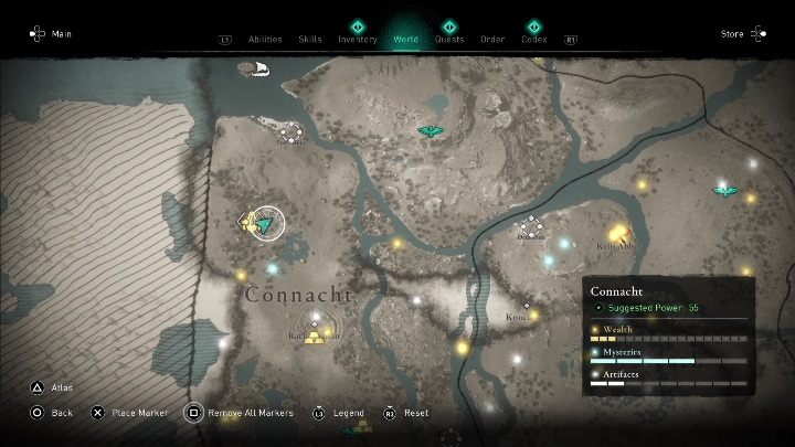 3 - AC Valhalla Wrath of the Druids: Gear - Connacht secrets, location - Connacht - Assassins Creed Valhalla Guide and Walkthrough