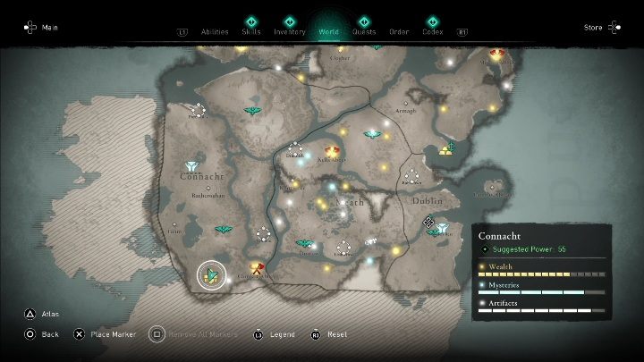 7 - AC Valhalla Wrath of the Druids: Gear - Connacht secrets, location - Connacht - Assassins Creed Valhalla Guide and Walkthrough