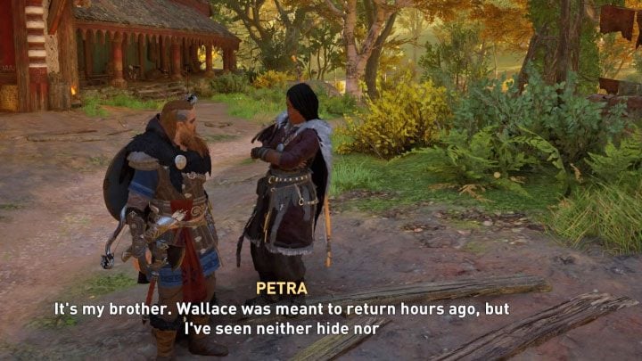 During one of the next visits to the settlement, Petra may ask Eivor for help - Assassins Creed Valhalla: Petra - romance - Romances - Assassins Creed Valhalla Guide and Walkthrough
