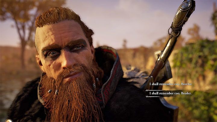 Just to remind, the man you kissed with is Broder - select the second dialogue option from the list - Assassins Creed Valhalla: Broder romance - Romances - Assassins Creed Valhalla Guide and Walkthrough