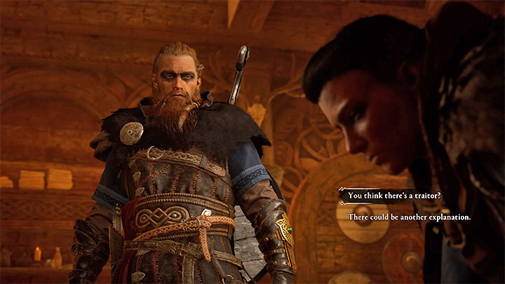 Eivor is tasked with investigating the traitor's identity – you can investigate the tunnel underneath the main settlement building, question Grantebridge people, and look for a boat - Assassins Creed Valhalla: Who betrayed Soma? - Campaign - Assassins Creed Valhalla Guide and Walkthrough
