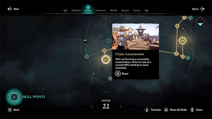 Eivor's current power is displayed in the Skills tab - Assassins Creed Valhalla: What does suggested power mean? - Exploration - Assassins Creed Valhalla Guide and Walkthrough
