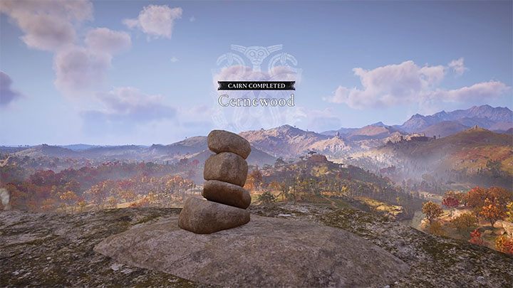 2) Find the Cairns and solve the puzzles by building a "tower" with the rocks - Assassins Creed Valhalla: What does suggested power mean? - Exploration - Assassins Creed Valhalla Guide and Walkthrough