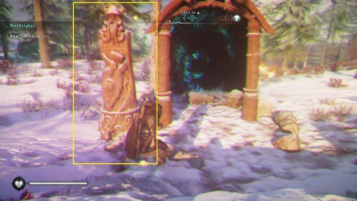The first portal is the one next to the statue of Ragnarok - Assassins Creed Valhalla: Fly Agaric - Rygjafylke secrets, locations - Rygjafylke - Assassins Creed Valhalla Guide and Walkthrough