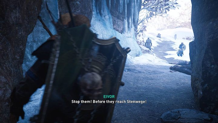 Eivor will tell Faravid that the enemy forces are stationed in Stenwege, and to get ready for a war in which the enemy can count on help from outside - Assassins Creed Valhalla: Honor Has Two Edges - Eurvicscire - Assassins Creed Valhalla Guide and Walkthrough
