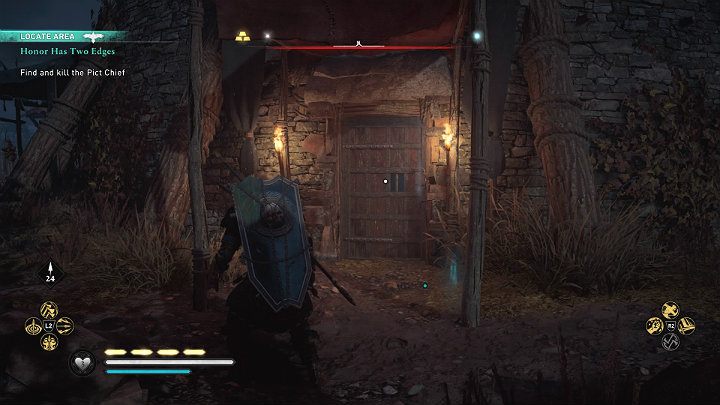 The entrance to the leader's hideout is in the main tower - Assassins Creed Valhalla: Honor Has Two Edges - Eurvicscire - Assassins Creed Valhalla Guide and Walkthrough