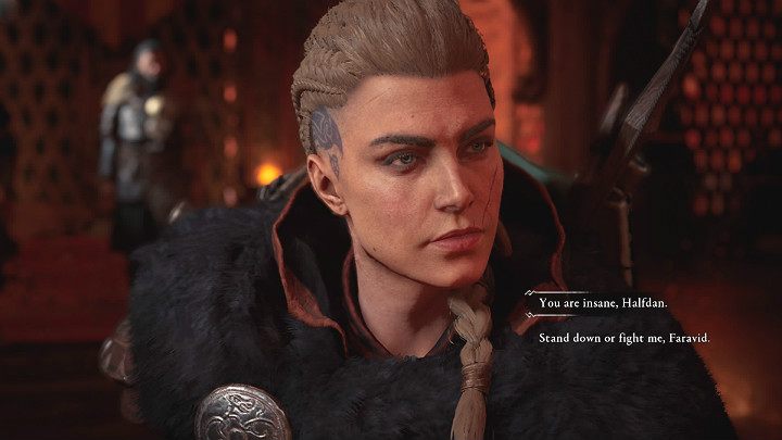 During the ceremony, Halfdan will start to cough and release the cup from his hand - Assassins Creed Valhalla: Of Blood and Bonds - Eurvicscire - Assassins Creed Valhalla Guide and Walkthrough