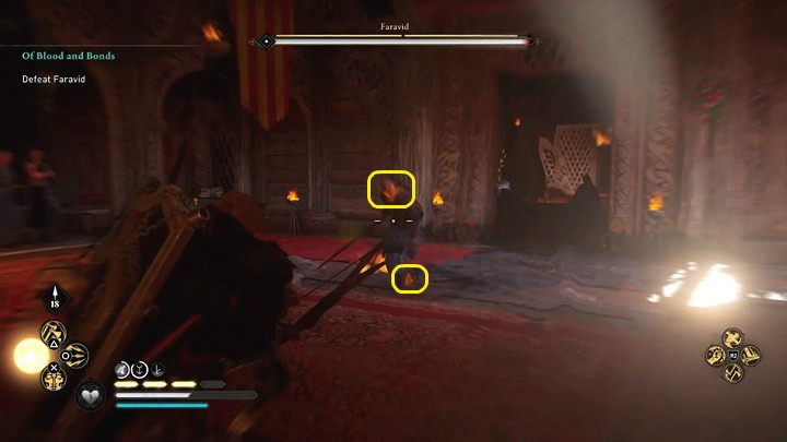 During the duel focus on attacking weak points - in the case of this opponent, these are head and right foot - Assassins Creed Valhalla: Of Blood and Bonds - Eurvicscire - Assassins Creed Valhalla Guide and Walkthrough
