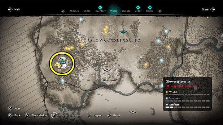 In order to find this bureau / hideout, you must visit Temple of Ceres - Assassins Creed Valhalla: Glowecestrescire - Temple of Ceres Assassin Bureau - Hidden Ones Bureau - Assassins Creed Valhalla Guide and Walkthrough
