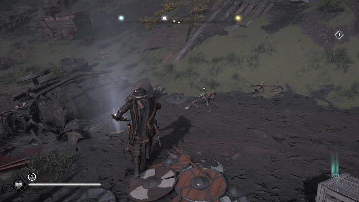 Your task is simply to reach the destroyed road - AC Valhalla Wrath of the Druids: Treasure Hoard Map - Meath secrets, locations - Meath - Assassins Creed Valhalla Guide and Walkthrough