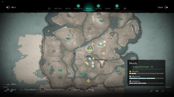 1 - AC Valhalla Wrath of the Druids: Book of Knowledge, Abilities - Meath secrets - Meath - Assassins Creed Valhalla Guide and Walkthrough