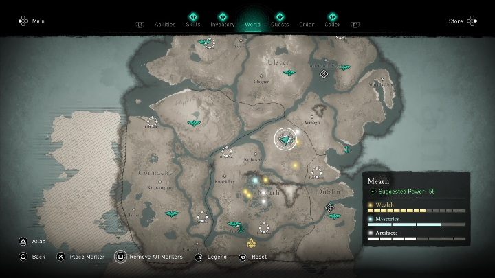 1 - AC Valhalla Wrath of the Druids: Cursed Symbol - Meath secrets, locations - Meath - Assassins Creed Valhalla Guide and Walkthrough