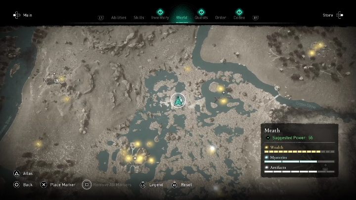 You will find this Trial of the Morrigan by walking east from Knockfree - AC Valhalla Wrath of the Druids: Trails of the Morrigan - Meath secrets - Meath - Assassins Creed Valhalla Guide and Walkthrough