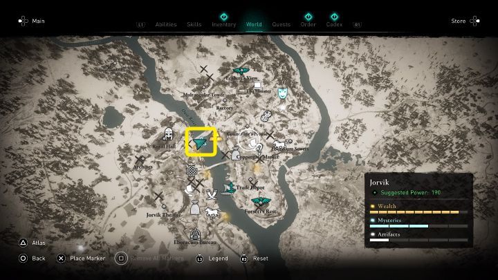 In the place marked in the above picture, under the bridge, you will meet a crying man who will ask for help - Assassins Creed Valhalla: Bridges of Oppression - Jorvik - Assassins Creed Valhalla Guide and Walkthrough