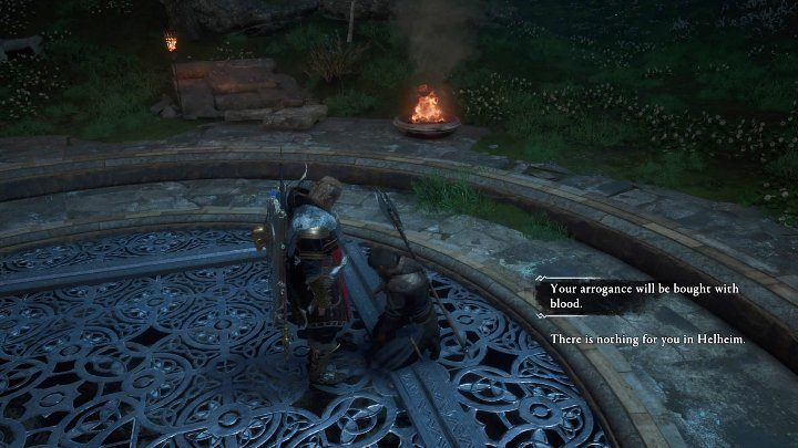 After a brief chat, you will have to decide what will happen to the soul of this warrior - Assassins Creed Valhalla: Hels Well - Asgard - Assassins Creed Valhalla Guide and Walkthrough