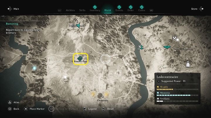 Once you have the clues, go back to Siegfried and the brothers to report to them - Assassins Creed Valhalla: Bartering - Ledecestrescire - Assassins Creed Valhalla Guide and Walkthrough