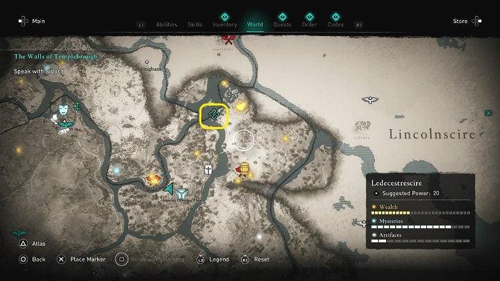 As soon as you approach a small camp near Templebrough you will witness a scene in which Ubba interrogates captured prisoners - Assassins Creed Valhalla: Walls of Templebrough - Ledecestrescire - Assassins Creed Valhalla Guide and Walkthrough