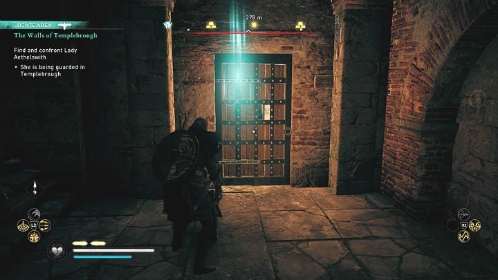 You must descend to the lowest level of the fortress - Assassins Creed Valhalla: Walls of Templebrough - Ledecestrescire - Assassins Creed Valhalla Guide and Walkthrough