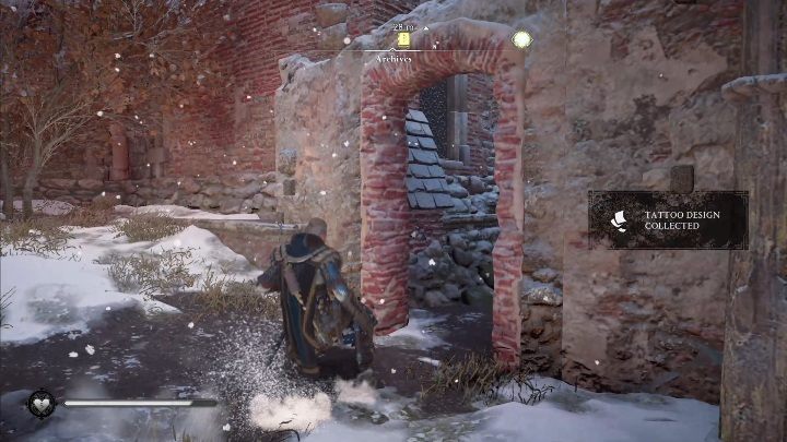 End: You can catch the paper before entering the church, right at the gate - Assassins Creed Valhalla: Flying Paper - Jorvik secrets, locations - Jorvik - Assassins Creed Valhalla Guide and Walkthrough