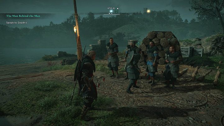 Talk to Gaedrik to release him from his oath and complete the mission - Assassins Creed Valhalla: The Man Behind the Man - Cent - Assassins Creed Valhalla Guide and Walkthrough