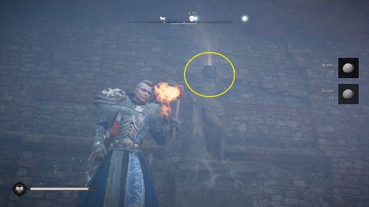 Under the rocks, there is an entrance to the cellar - Assassins Creed Valhalla: Roman artifact - Essexe secrets, locations - Essexe - Assassins Creed Valhalla Guide and Walkthrough