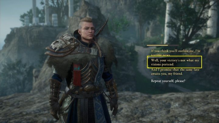 The decisive round; the last answer - Assassins Creed Valhalla: Flyting - Asgard secrets, locations - Asgard - Assassins Creed Valhalla Guide and Walkthrough