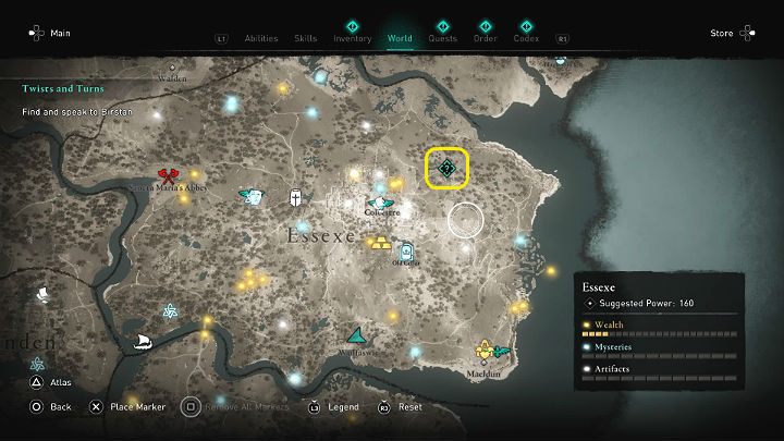 1 - Assassins Creed Valhalla: Twists and Turns - Essexe - Assassins Creed Valhalla Guide and Walkthrough