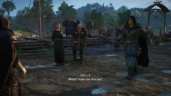 You will find Rollo in a camp by the river - Assassins Creed Valhalla: Twists and Turns - Essexe - Assassins Creed Valhalla Guide and Walkthrough