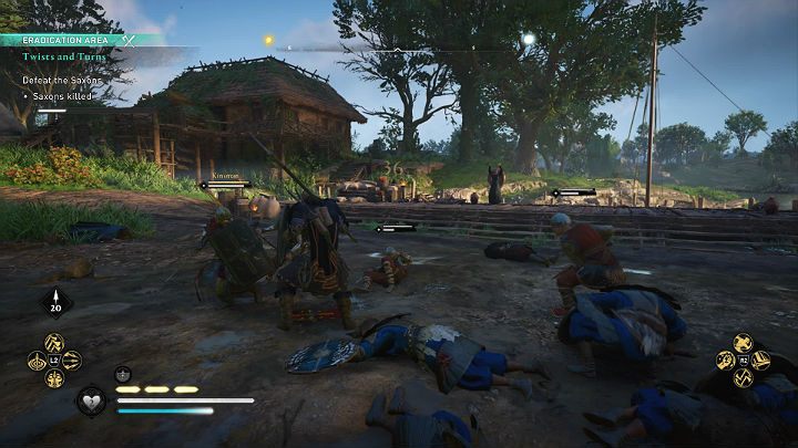 After a while, the king's men will appear – you have to fight them - Assassins Creed Valhalla: Twists and Turns - Essexe - Assassins Creed Valhalla Guide and Walkthrough