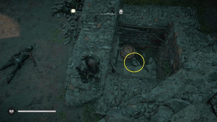 To get to it you have to drop the cargo that will make a hole in the floor - Assassins Creed Valhalla: Roman Artifact - Sciropescire secrets, locations - Sciropescire - Assassins Creed Valhalla Guide and Walkthrough