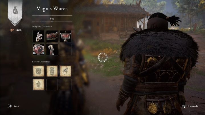 You can purchase the following things at Vagn' - Assassins Creed Valhalla: Vagns Goods - how to unlock? River Raids - FAQ - Assassins Creed Valhalla Guide and Walkthrough