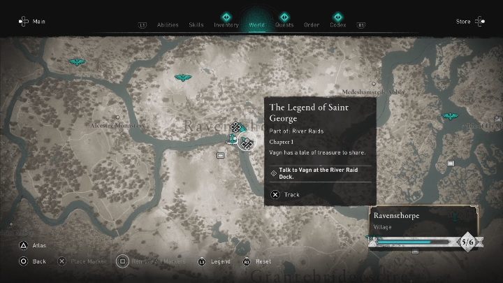 Mission beginning: Complete The Legend of Saint George quest - Assassins Creed Valhalla: The Legend of Saint George 2 - Walkthrough - Assassins Creed Valhalla Guide and Walkthrough