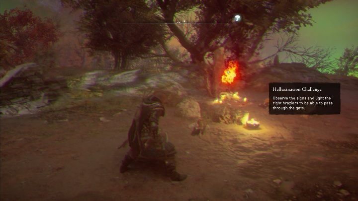 To complete this side activity you need to change the colors of the bonfires - Assassins Creed Valhalla: Fly Agaric - Sciropescire secrets, locations - Sciropescire - Assassins Creed Valhalla Guide and Walkthrough