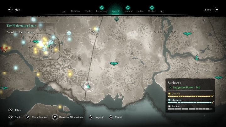 Assassin's Creed Valhalla Suthsexe Artifact Guide