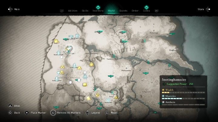 Region: Snotinghamscire - Assassins Creed Valhalla: All Rigsogur Fragments - Secrets and collectibles - Assassins Creed Valhalla Guide and Walkthrough