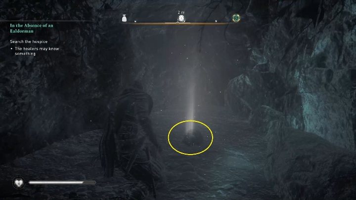 To get to it you just have to jump into the well – the artefact is at the bottom of it - Assassins Creed Valhalla: Roman Artifact - Lincolnscire secrets, locations - Lincolnscire - Assassins Creed Valhalla Guide and Walkthrough