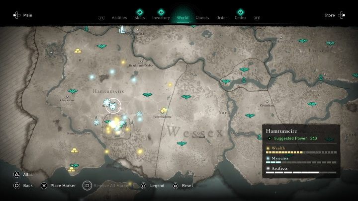 1 - Assassins Creed Valhalla: Flyting - Hamtunscire secrets, locations - Hamtunscire - Assassins Creed Valhalla Guide and Walkthrough