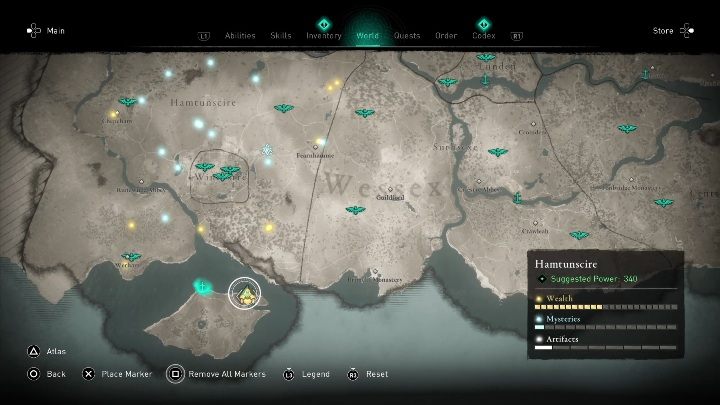 You will find this box on an island in the southern part of the region - Assassins Creed Valhalla: Gear - Hamtunscire secrets, locations - Hamtunscire - Assassins Creed Valhalla Guide and Walkthrough