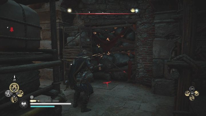 Then, you have to move the elements that cover the passage, destroy the rubble and then get rid of the obstacles again - Assassins Creed Valhalla: Gear - Hamtunscire secrets, locations - Hamtunscire - Assassins Creed Valhalla Guide and Walkthrough