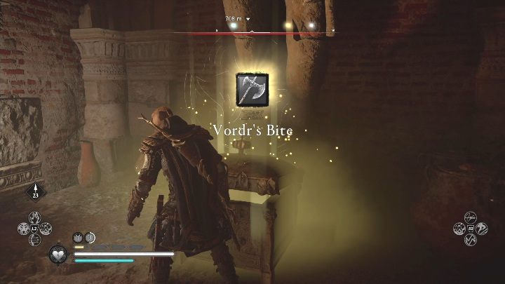 In the last room, on the right, there's a box is waiting for you - Assassins Creed Valhalla: Gear - Hamtunscire secrets, locations - Hamtunscire - Assassins Creed Valhalla Guide and Walkthrough