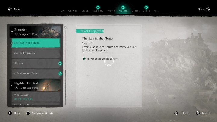 Completing Stealing From Thieves unlocks A Package for Paris - AC Valhalla Siege of Paris: Stealing From Thieves, Melunois - Melunois - Assassins Creed Valhalla Guide and Walkthrough