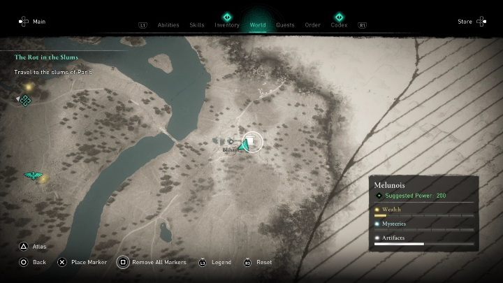 You will find the treasure map in Blihatu, in the northeastern part of the region - AC Valhalla Siege of Paris: Treasure Hoard Map, Melunois - secrets - Melunois - Assassins Creed Valhalla Guide and Walkthrough