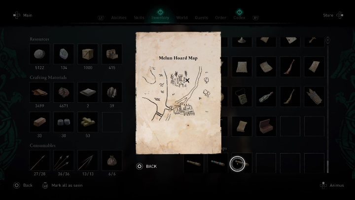 You will find the schematic in the eastern part of France, in the Amienois region - AC Valhalla Siege of Paris: Treasure Hoard Map, Melunois - secrets - Melunois - Assassins Creed Valhalla Guide and Walkthrough