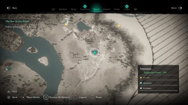 3 - AC Valhalla Siege of Paris: Treasure Hoard Map, Melunois - secrets - Melunois - Assassins Creed Valhalla Guide and Walkthrough