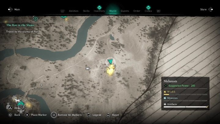 You will find this chest in the enemy camp in the eastern part of the region - AC Valhalla Siege of Paris: Gear, Melunois - secrets, locations - Melunois - Assassins Creed Valhalla Guide and Walkthrough