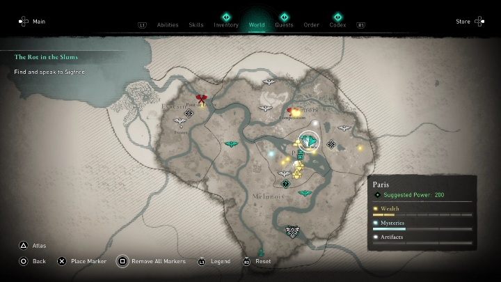 1 - AC Valhalla Siege of Paris: Offering Altar, Paris - secrets, locations - Paris - Assassins Creed Valhalla Guide and Walkthrough